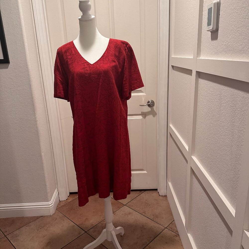 Nicole Miller Original Dress Size XL Red